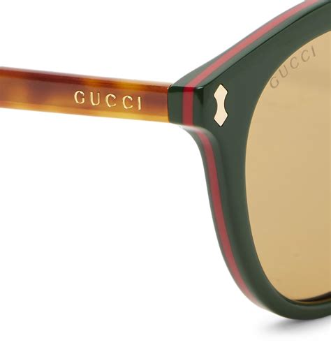 gucci round-frame acetate sunglasses prescription|gucci polarized sunglasses men's.